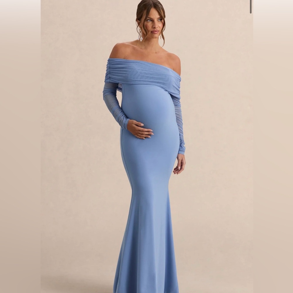 Club London | Powder Blue Maternity | Size 4 | New with tags